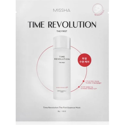 Missha Time Revolution The First Treatment Essence интензивна хидрогелна маска възстановяващ кожната бариера 30 гр