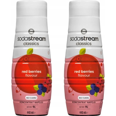 SodaStream Red Berries Zero 2 x 440 ml