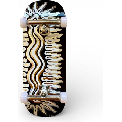Custom Pro X Papa Power Silver Snake 34 mm Boxy Fingerboard