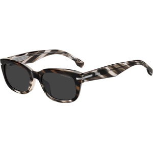 HUGO BOSS Слънчеви очила Boss Men's Round Sunglasses - Brown Grey Слънчеви очила