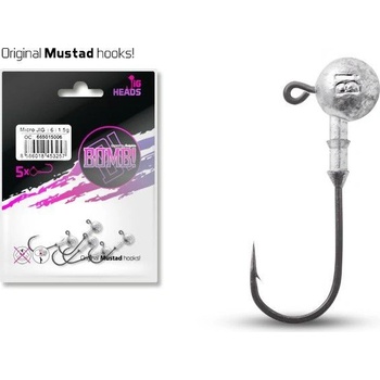 Delphin Jigová Hlava s límečkem Bomb vel.8 60g 3 ks