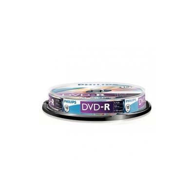 Philips DM4S6B10F/00 празен DVD диск 4, 7 GB (+r4716h10)