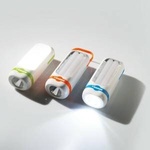 TIROSS BATTERY OPERATED FLASHLIGHT 1W LED + 10SMD 90lm