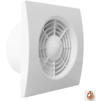 Aerauliqa Qs/ Ø100t - Вентилатор за баня с клапа и таймер ( pqs0001q)