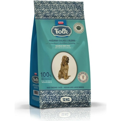 Folk Medium and large breeds Traditional masurian venison stew with beets and cranberries 12 kg