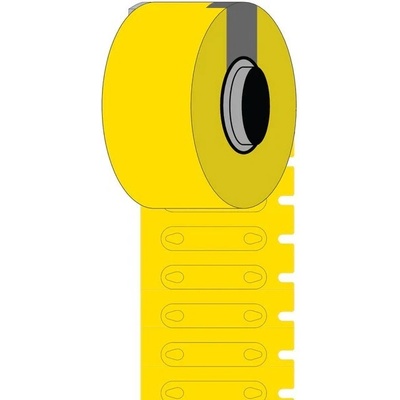 Brady BM-3-7599-YL-R / 312139, Bulk Rapido Wire Marking tags, 25.00 mm x 5.70 mm