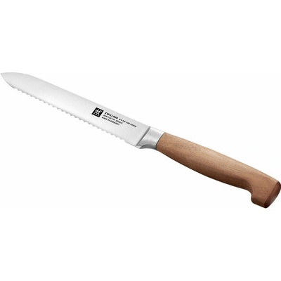 Zwilling Univerzálny nôž Four Star Wood so zúbkovaným ostrím, 13 cm 1035161