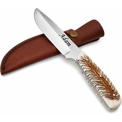 Lovecký nůž z oceli D2 s rukojetí z pryskyřice (29) TD 729303