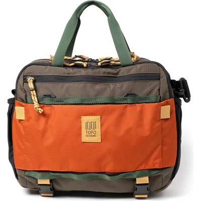 Taška Topo Designs Mountain Cross Bag woodland/terracotta
