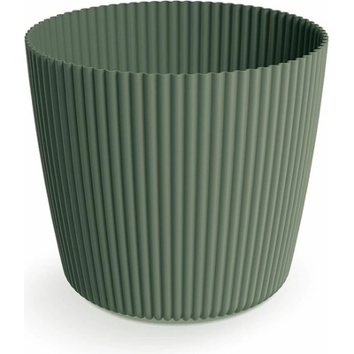 Prosperplast Kvetináč MILLY ROUND 23,6 cm tmavozelená