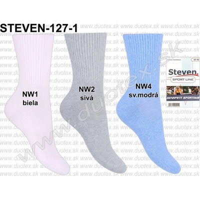 Steven Froté ponožky 127 1 NW1 biela