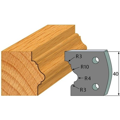 IGM Professional IGM Profil 102 - pár obmedzovačov 40x4mm SP F027-102