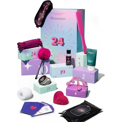 Womanizer Feel the Magic Shiver 24 Day Enjoy Calendar, erotický adventný kalendár pre páry
