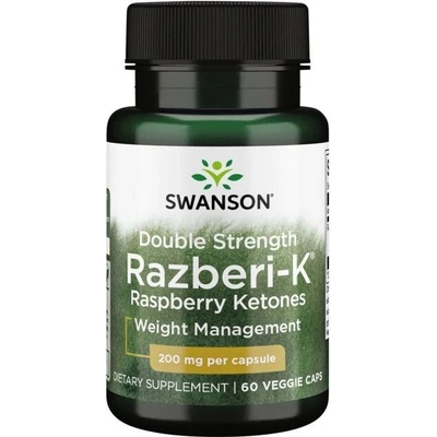 Swanson maximum strength razberi-k 200 mg 60 vegetariánskych kapsúl