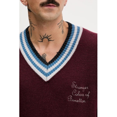 Benetton Пуловер с вълна United Colors of Benetton x Stranger Things (1XDGK401F)