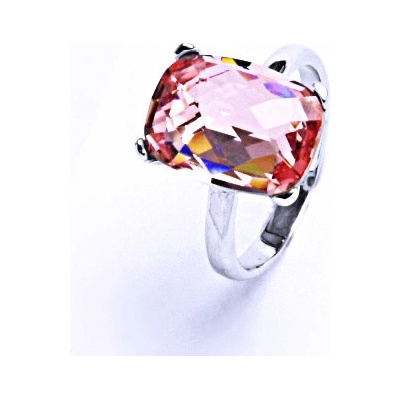 Čištín Stříbrný s krystalem Swarovski Light rose T 1283