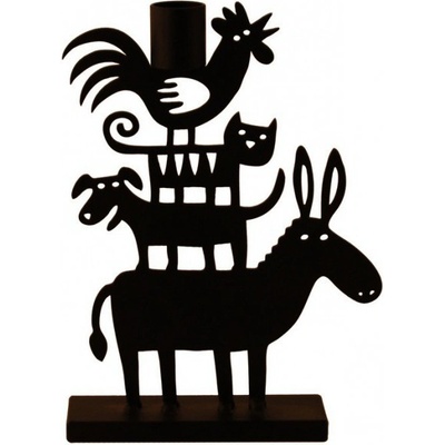 Svícen Donkey Pyramid, Bengt & Lotta Švédsko malý 13 x 8 cm