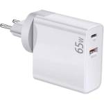 Makki GN65W1A1C - 65W GaN зарядно с USB-C и USB-A