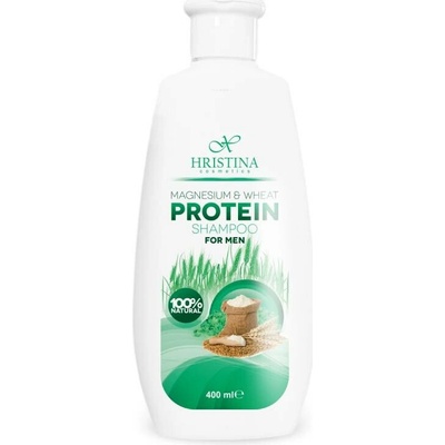 Hristina šampon s hořčíkem a pšeničným proteinem pro muže 400 ml