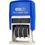 COLOP Дата на печата COLOP S120 Mini с обратен сериен номер син калъф черна подложка BE01051206 (BE01051206)