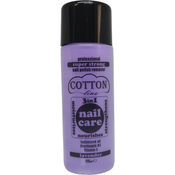 Cotton line професионален лакочистител, 3в1, 115мл, Лавандула