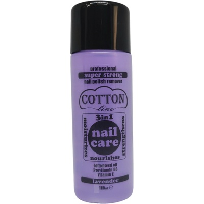Cotton line професионален лакочистител, 3в1, 115мл, Лавандула