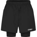 CEP Běžecké šortky 2 v 1 dámské black
