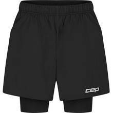 CEP Běžecké šortky 2 v 1 dámské black