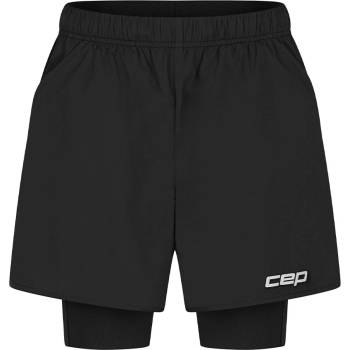 CEP Běžecké šortky 2 v 1 dámské black