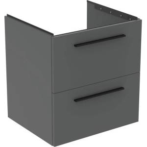 Ideal Standard i. life B стенен долен шкаф, матово кварцово сиво, 2 чекмеджета, 60 см (T5270NG)