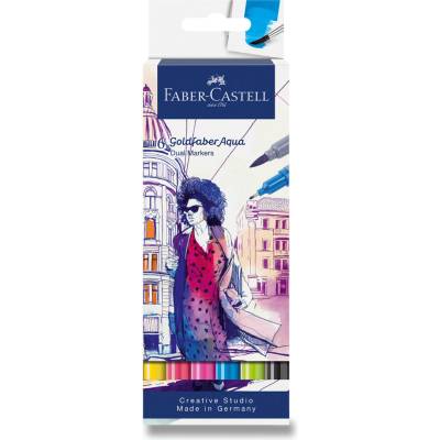 Faber-Castell 164606 Goldfaber Aqua Dual Marker 6 ks