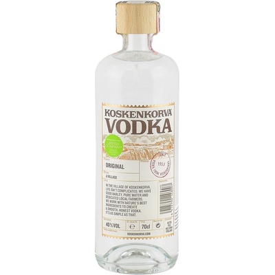 Koskenkorva 40% 0,7 l (čistá fľaša)