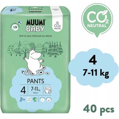 Muumi Baby Walkers bio MAXI 4 7-11 kg 40 ks