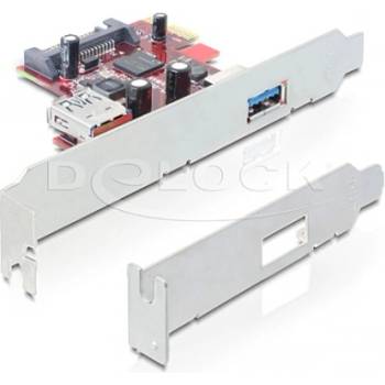 Delock PCI Express карта 1 x външна 1 x вътрешна USB 3.0