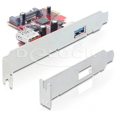 Delock PCI Express карта 1 x външна 1 x вътрешна USB 3.0