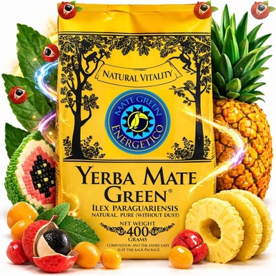 MATE GREEN Yerba maté Green Energetico 400 g