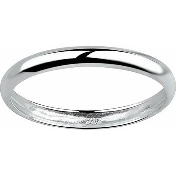 Nefertitis 18045 Stříbrný prsten SIMPLE ROUND NF57766