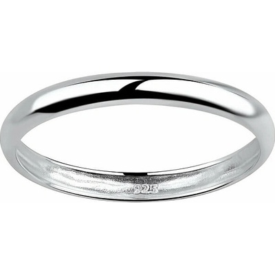 Nefertitis 18045 Stříbrný prsten SIMPLE ROUND NF57765