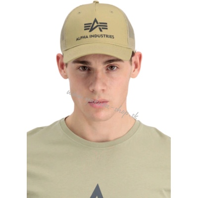 Alpha Industries Basic Trucker Cap sand hnedá piesková