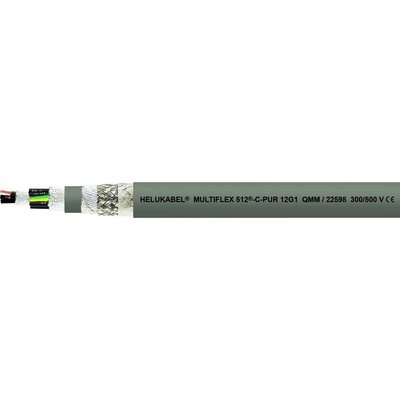 Helu 22607-1000 vedenie ťažnej reťaze M-FLEX 512-C 5 G 1.5 mm² sivá 1000 m
