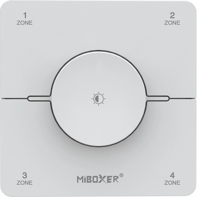 Miboxer otočný Dálkový Ovladač pro 4 zóny MONO/CCT bílý
