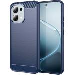 Techsuit Калъф за Oppo A6 Pro 4G / 5G - Carbon Silicone - Techsuit - Син (KF2364199)