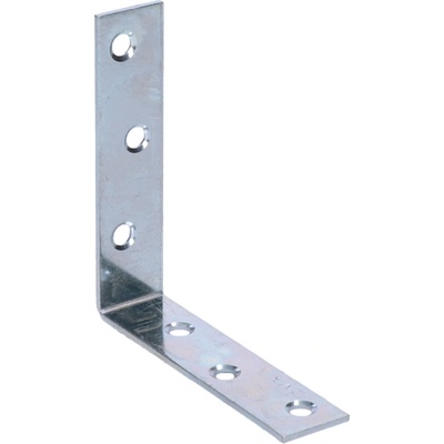Uholník 80 x 80 x 19 x 2 mm, pozink, otvory ø 4,5 mm