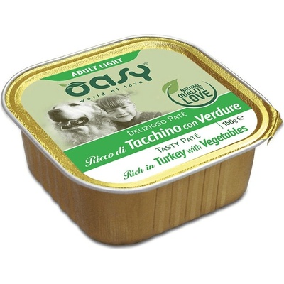 Oasy Tasty Pate Adult light rich in Turkey with Vegetables 150 g