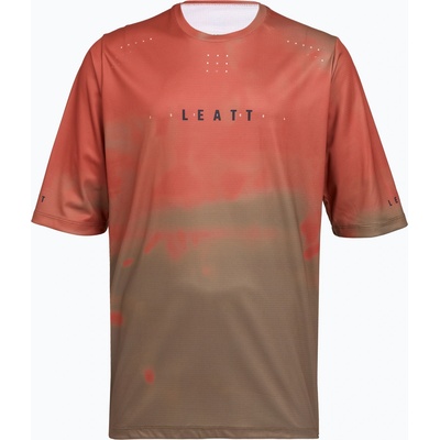 Leatt Мъжка тениска за колоездене Leatt MTB Gravity 4.0 dusty red