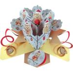 Second nature Изскачаща 3d картичка Бухалчета
