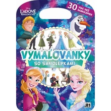 Ľadové kráľovstvo Vymaľovanky so samolepkami