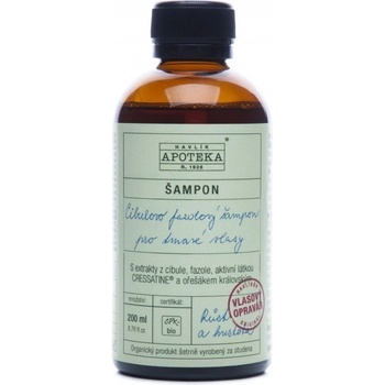 Havlíkova apotéka Cibulovo fazolový vlasový šampon na tmavé vlasy 200 ml