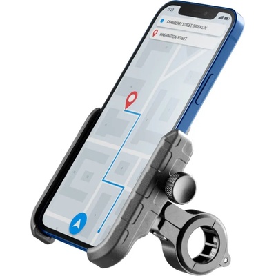 Поставка за велосипед Cellularline - Rider Steel, черна (MOTOHOLDERALUK)