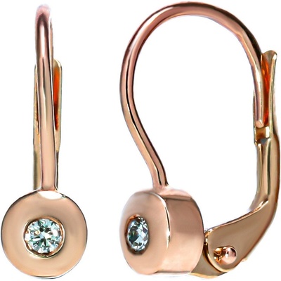 Blink-Blink dámske náušnice s diamantmi z ružového zlata 3226RDG